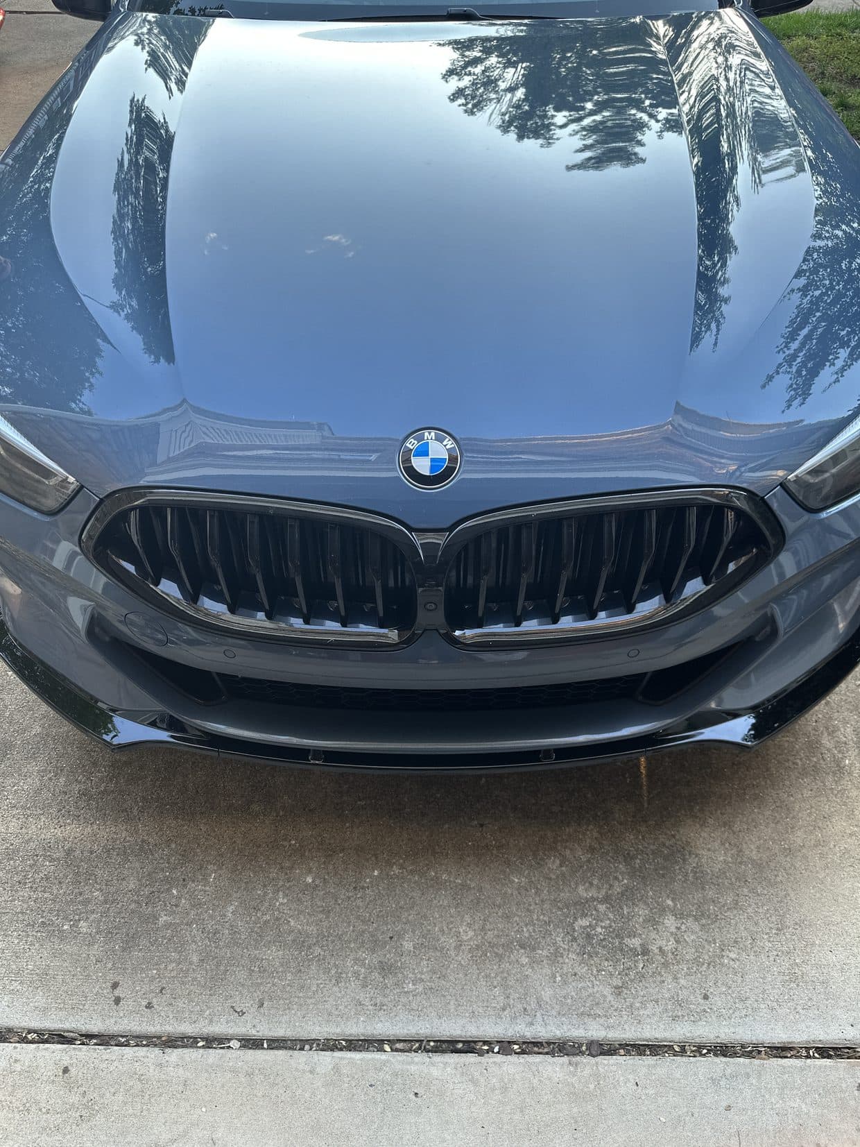 2020 BMW M850i · M850i in for a carbon fiber spoiler, front lip, and oil change.