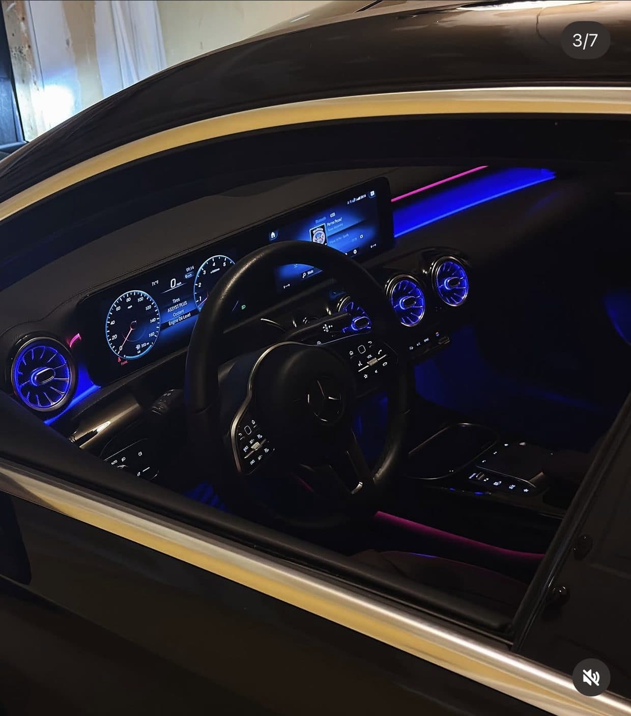 2021 Mercedes-Benz A220 · Major service and styling refresh. Full brake job, fluids and filters across the board, plus a new blacked-out front grille.